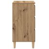 vidaXL Nachttisch Eiche handwerklich 40 x 35 x 70 cm Holzwerkstoff