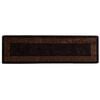 vidaXL Teppichl&auml;ufer MARSA Schwarz 80 x 350 cm Polyester und PVC