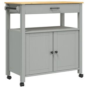 vidaXL K&uuml;chenwagen MONZA 84x40x88,5 cm Massivholz Kiefer