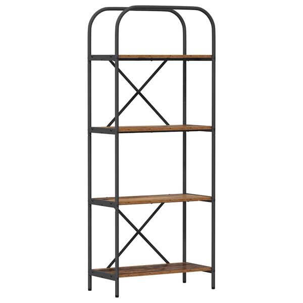 vidaXL B&uuml;cherregal Altholz 60 x 30 x 146 cm Holzwerkstoff