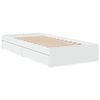 vidaXL Bettgestell mit Schubladen Weiß 100x200 cm Holzwerkstoff