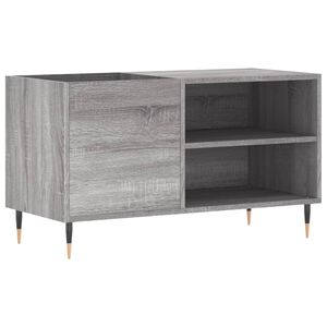 vidaXL Plattenschrank Grau Sonoma 85x38x48 cm Holzwerkstoff