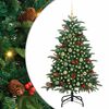 vidaXL K&uuml;nstlicher Weihnachtsbaum mit 150 LEDs mit St&auml;nder Gr&uuml;n 150 cm