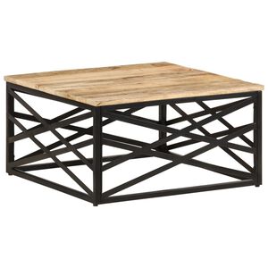 vidaXL Couchtisch 68 x 68 x 35 cm Massivholz Mango