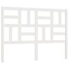 vidaXL Bett-Kopfteil Wei&szlig; 166x4x104 cm Massivholz Kiefer