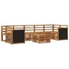 vidaXL Outdoor-Sofagarnitur 8 stk. Natur Massivholz Akazie