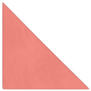 vidaXL Wandkopfteilen 12 pcs Rosa Samt
