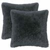 vidaXL Kissen mit Kissen HEERLEN 6 Stk. Anthrazit PV Fleece