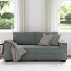 vidaXL 2-Sitzer-Sofa Dunkelgrau 180x77x82 cm Stoff