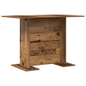 vidaXL Esstisch Altholz 110 x 60 x 75 cm Holzwerkstoff