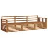 vidaXL Outdoor-Sofagarnitur 3 stk. Natur Massivholz Akazie