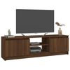 vidaXL TV-Schrank Braun Eichen-Optik 120x30x35,5 cm Holzwerkstoff