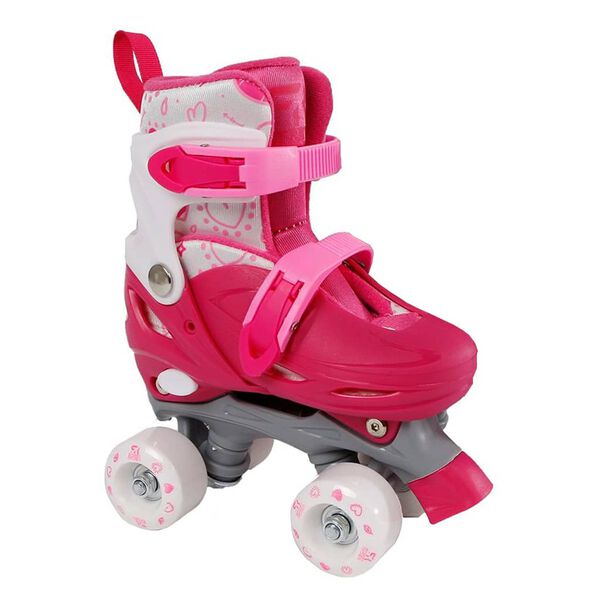Street Rider Rollschuhe Verstellbar 31-34 Rosa