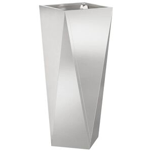 vidaXL Pflanzk&uuml;bel Silber 30 x 30 x 75 cm Edelstahl