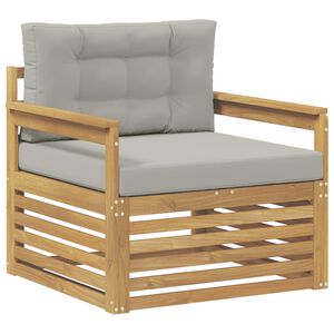 vidaXL Outdoor-Sofa Polyester Wei&szlig;