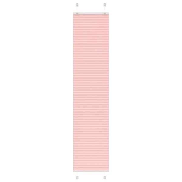 vidaXL Plissee Rosa 50x200 cm Stoffbreite 49,4 cm Polyester