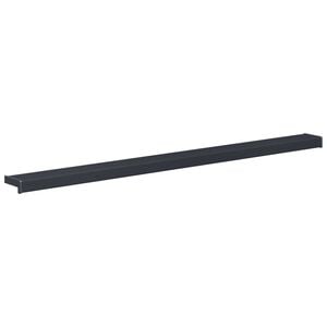 vidaXL Fensterbank Anthrazit mit Holzmaserung 160 x 10 x 4,5 cm PVC
