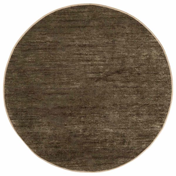 vidaXL Teppichl&auml;ufer MARSA Waldgr&uuml;n &Oslash; 120 cm Polyester und PVC