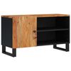 vidaXL TV-Schrank 80x33x46 cm Massivholz Akazie & Holzwerkstoff