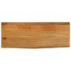 vidaXL Tischplatte mit Baumkante 80x40x2,5 cm Massivholz Mango