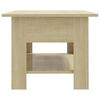 vidaXL Couchtisch Sonoma-Eiche 102x55x42 cm Holzwerkstoff
