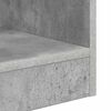 vidaXL Beistelltisch 2 pcs Beton Grau 30,5 x 30 x 45 cm Holzwerkstoff