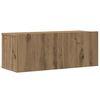 vidaXL 4-tlg. TV-Schrank-Set Wandmontage Artisan-Eiche Holzwerkstoff