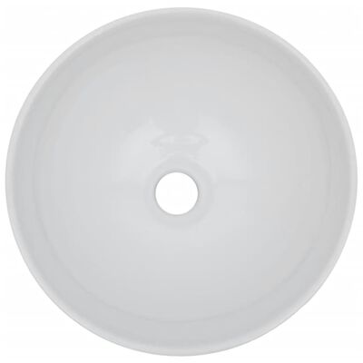 vidaXL 2-tlg. Badmöbel-Set Keramik Grau