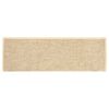 vidaXL Stufenmatten 15 Stk. 65x21x4 cm Hellbeige Rechteckiger Rand