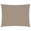 vidaXL Sonnensegel Oxford-Gewebe Rechteckig 3,5x4,5 m Taupe