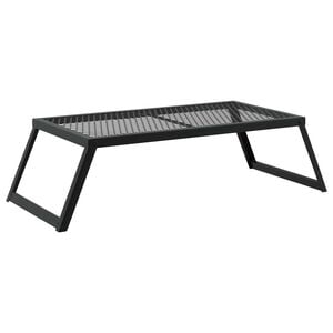 vidaXL Faltbarer Campinggrill Schwarz 58 x 31 x 2 cm Legierter Stahl