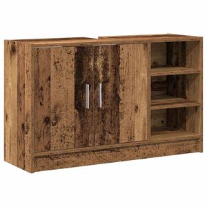 vidaXL Badezimmerschrank Altholz 90 x 29 x 55 cm Holzwerkstoff
