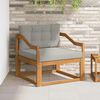 vidaXL Outdoor Mittelsofa Massivholz Akazie Natur