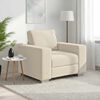 vidaXL Sofa Beige 100 x 80 x 82 cm Leinenmischgewebe