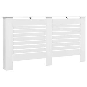 vidaXL Heizk&ouml;rperabdeckung Wei&szlig; 152&times;19&times;81,5 cm MDF