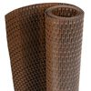 vidaXL Balkon-Sichtschutz Braun und Schwarz 600x100 cm Poly Rattan