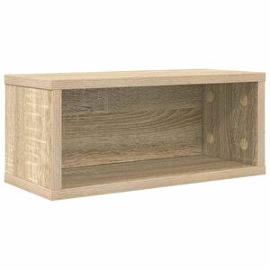 vidaXL CD Aufbewahrungsregal Sonoma-Eiche 40 x 17 x 17 cm