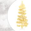 vidaXL Spiral-Weihnachtsbaum mit Beleuchtung und St&auml;nder Wei&szlig; 180 cm