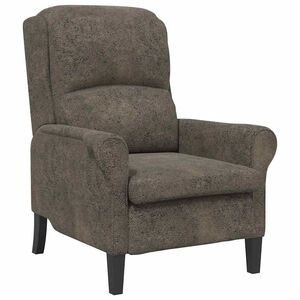 vidaXL Sessel Dunkelgrau Kunstleder