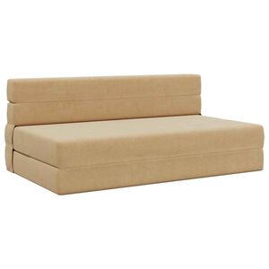 vidaXL Klappsofa Bett Gr&uuml;n Grau 152 x 86,5 x 60 cm Stoff
