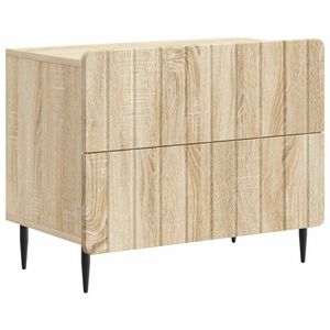 vidaXL Nachttisch Sonoma-Eiche 62 x 34,5 x 49,5 cm Holzwerkstoff