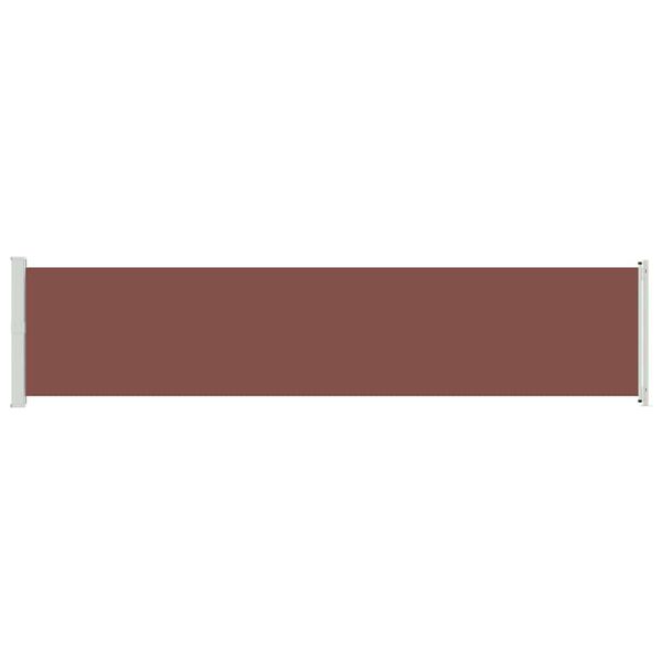 vidaXL Ausziehbare Seitenmarkise 140x600 cm Braun