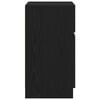 vidaXL Nachttisch Schwarz 39x35x65 cm Holzwerkstoff