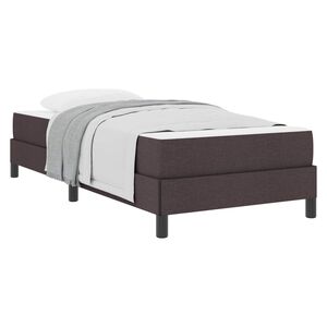 vidaXL Boxspringbett Dunkelbraun 80 x 200 cm Stoff