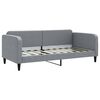 vidaXL Tagesbett Hellgrau 90x190 cm Stoff