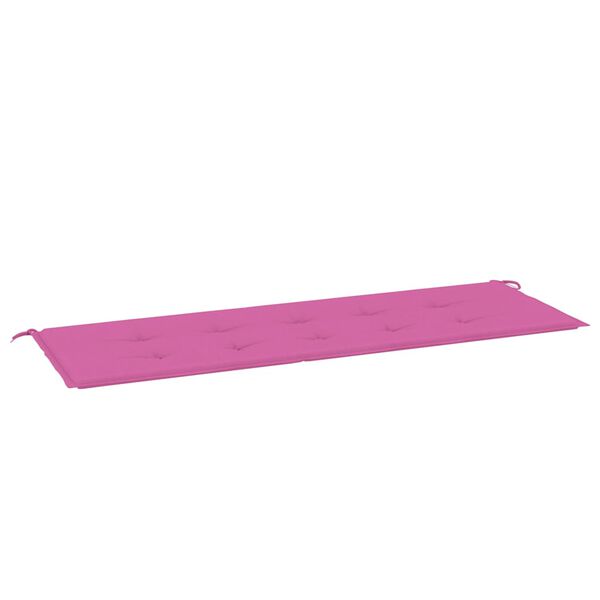 vidaXL Gartenbank-Auflage Rosa 150x50x4 cm Oxford-Gewebe
