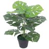 vidaXL K&uuml;nstliche Monstera-Pflanze mit Topf 45 cm Gr&uuml;n