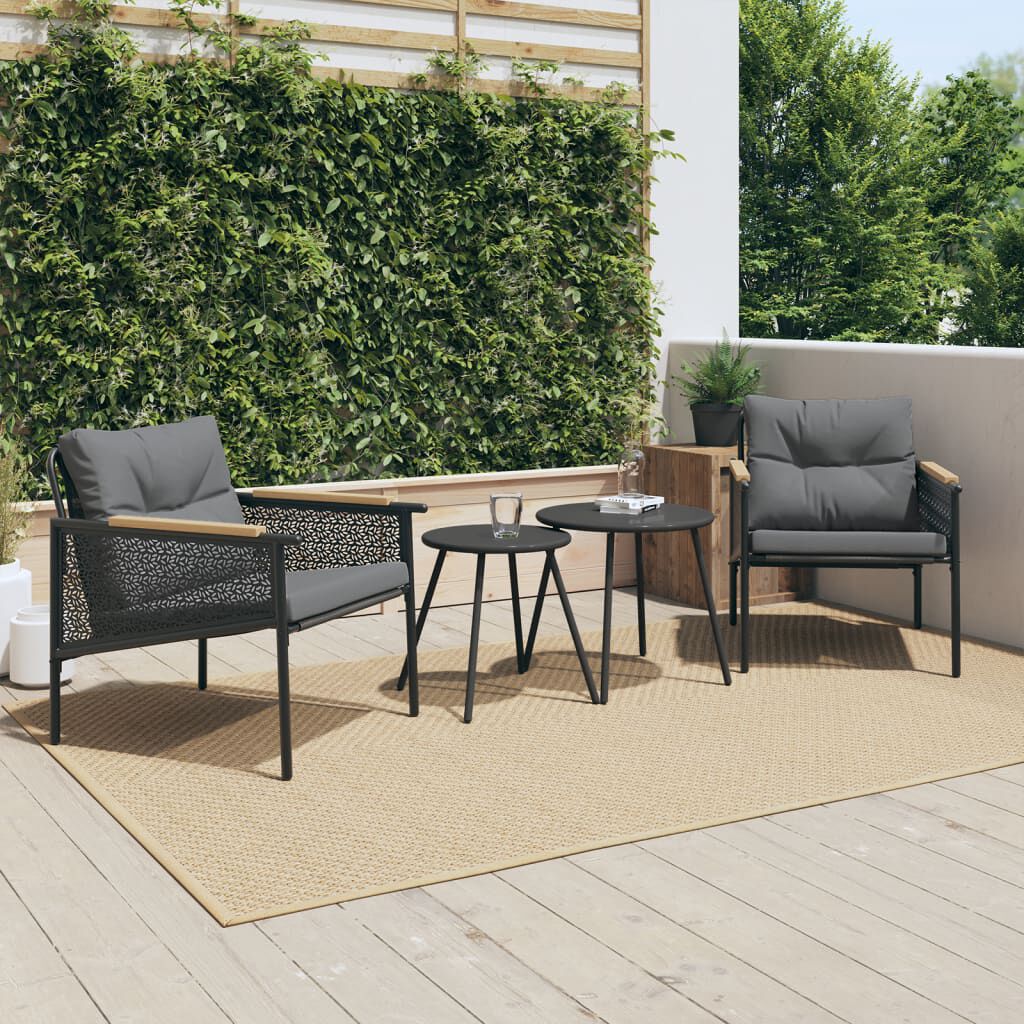 Terrassenmöbel-Abdeckung Set 4-teilig | Wasserfest, 500D Oxford | Für Stühle & Sitzbank | Mit Schnallen & Kordelzug, Größe L
