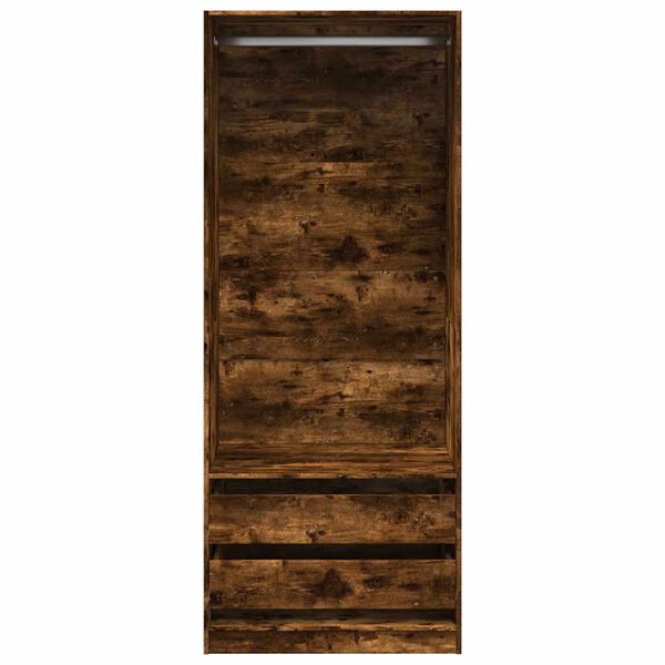 vidaXL Kleiderschrank R&auml;uchereiche 80x50x200 cm Holzwerkstoffs