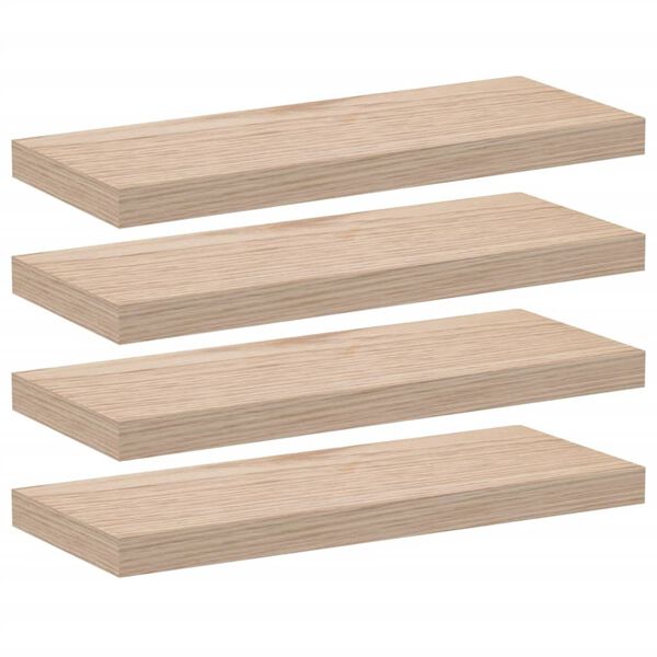 vidaXL Schweberegale 4 Stk. 60x23,5x4 cm Holzwerkstoff